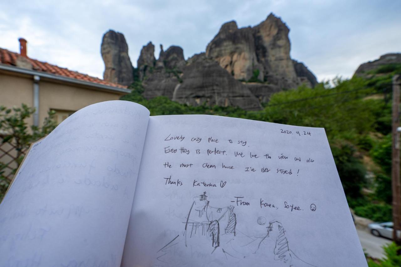 The House Under The Rocks Of Meteora 1 Leilighet Kalampáka Eksteriør bilde